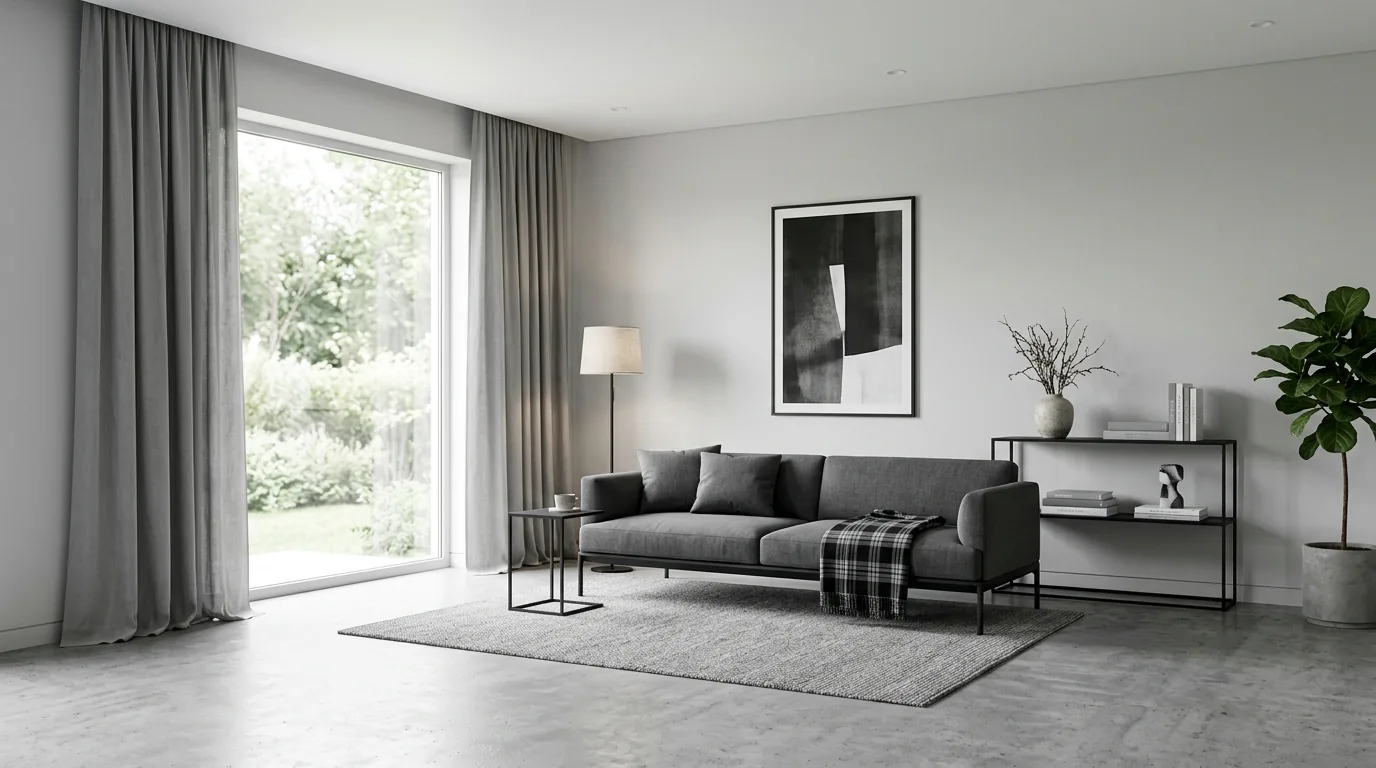 Balance warm and cool grays carefully